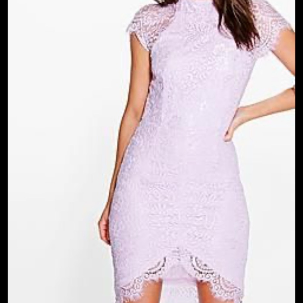 Boohoo lace dress